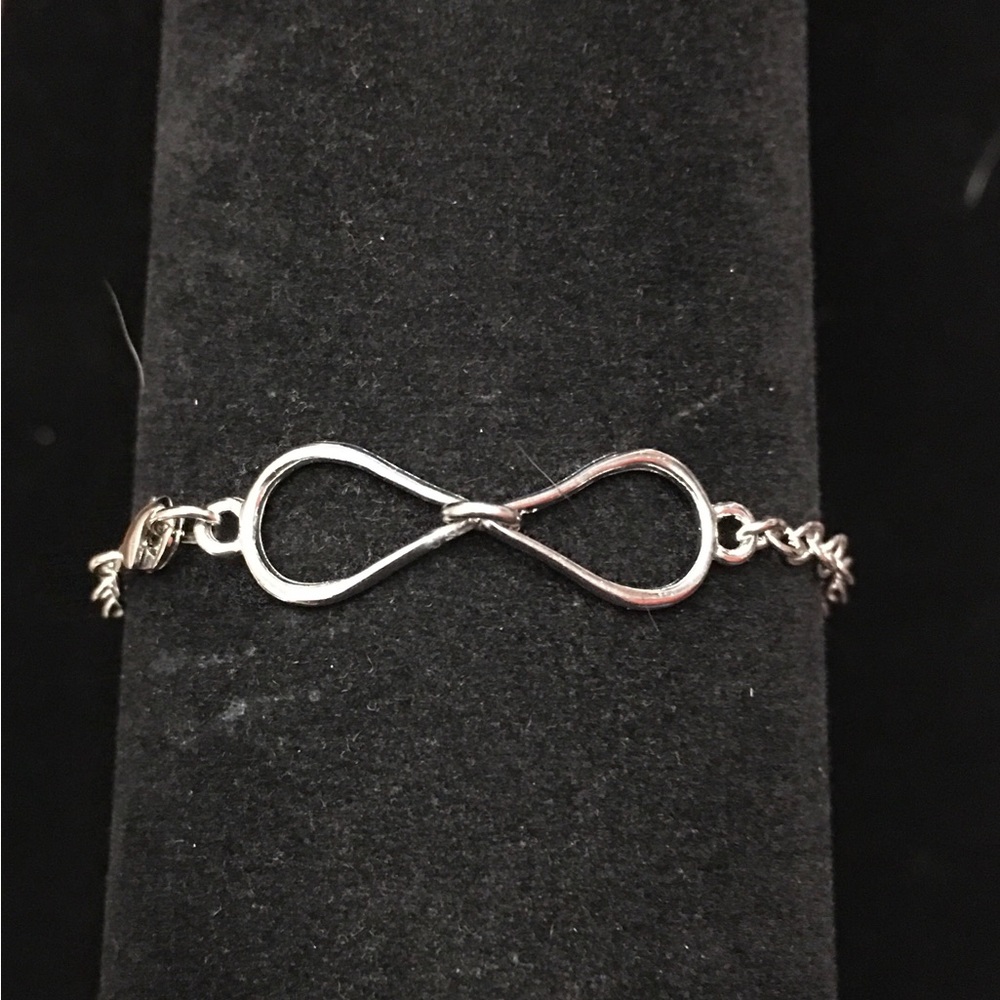 Dayspring Infinity Bracelet, NWOT, Silver